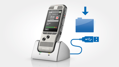 Automatischer Dateidownload per USB für schnelle Transkription Automatischer Dateidownload per USB für schnelle Transkription