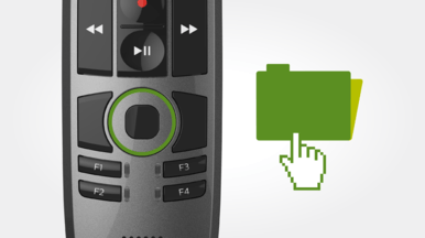 Touch-Sensor für die integrierte Mausfunktion Touch-Sensor für die integrierte Mausfunktion