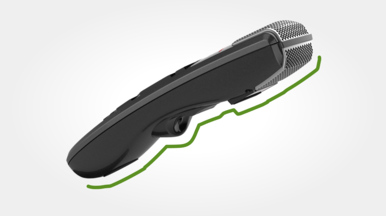 Ergonomische Form für die perfekte Lage in der Hand Ergonomische Form für die perfekte Lage in der Hand