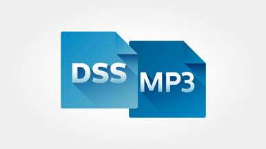 Ausgezeichnete Aufnahmequalität im DSS- und MP3-Format Ausgezeichnete Aufnahmequalität im DSS- und MP3-Format